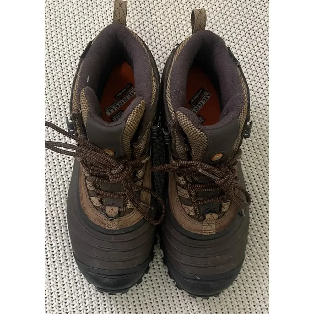 Merrell Continuum Women’s Hiking snowmotion 6 Waterproof size 8 Chocolate
